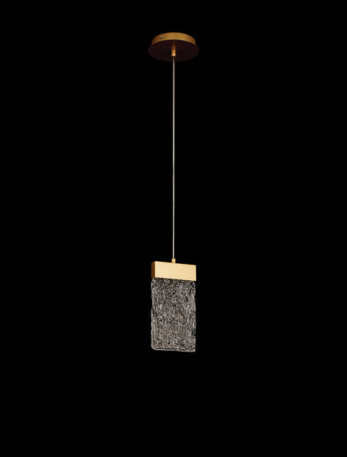 Bremen Pendant 1 Light Painted Brushed - Gold